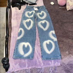 Adika blue heart jeans
